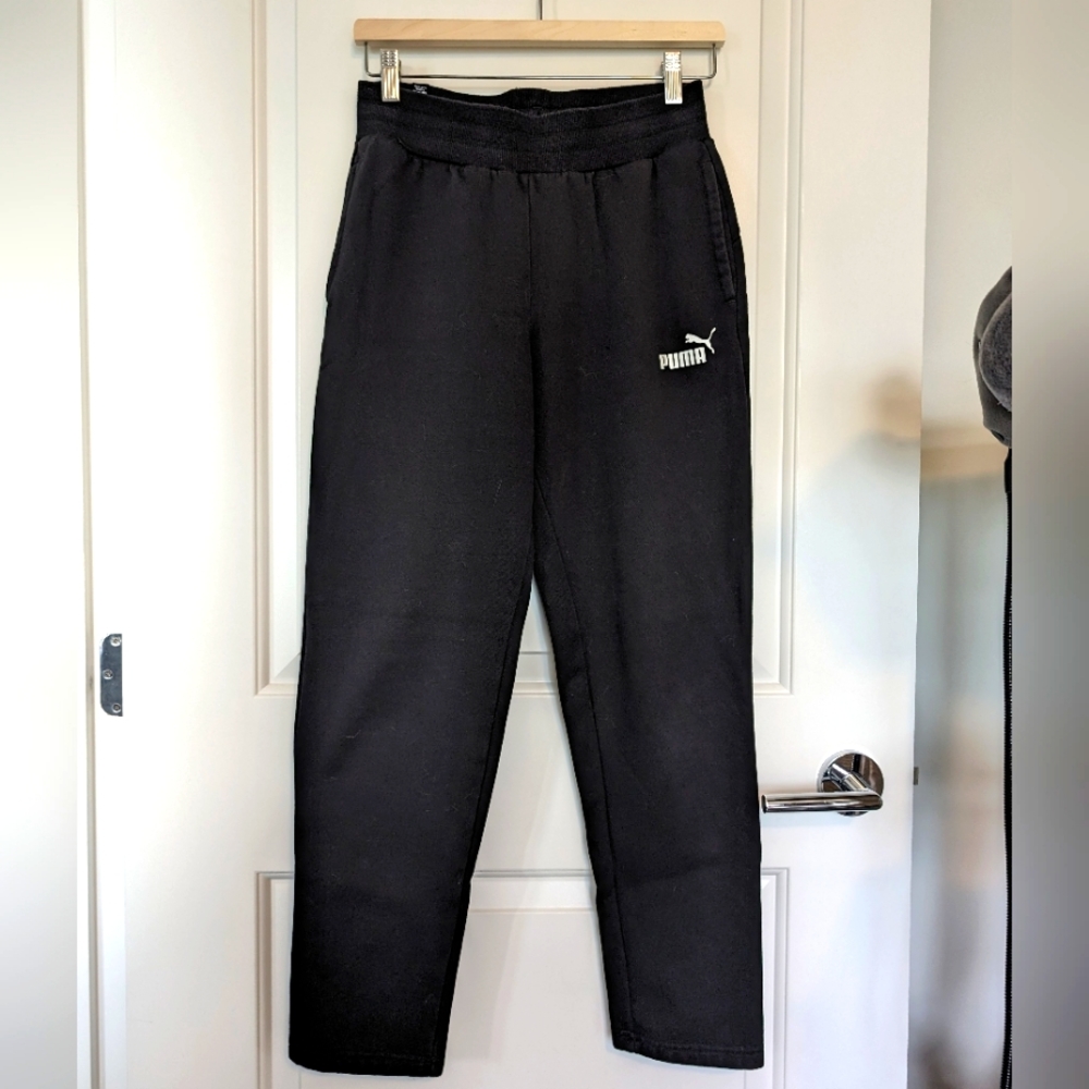 Classic Black Puma Sweatpants - Size XS